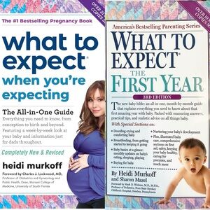 What to expect when expecting plus what to expect the first year book series